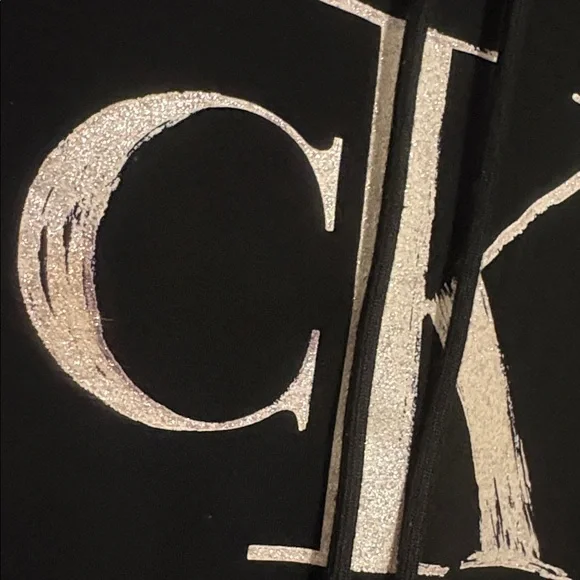 Calvin Klein Black Long Sleeve sweatshirt Dress size Women’s M Like new - Picture 4 of 10